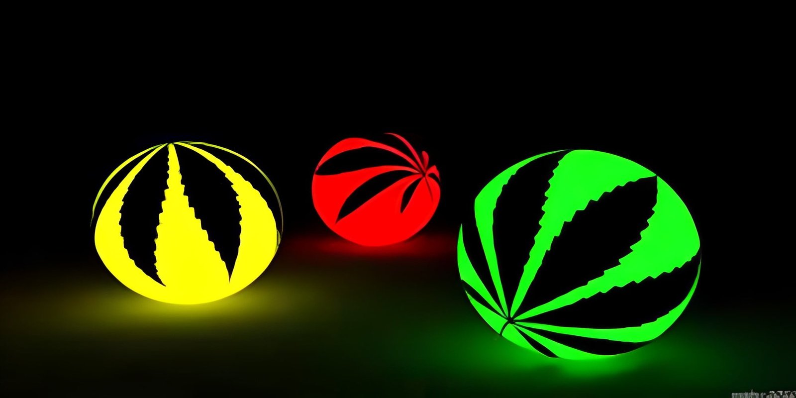 Marijuana plant decorations